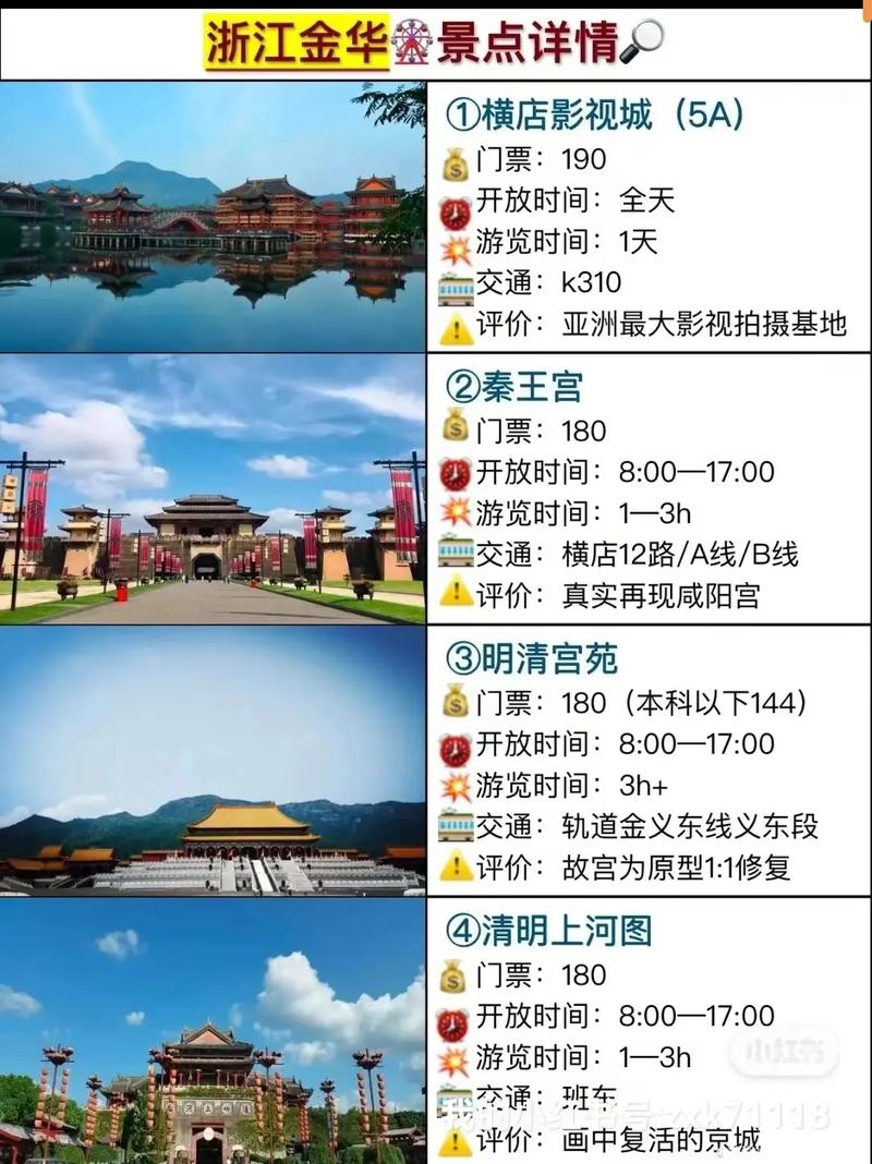 横店影视城,探寻最值得去的三个景点门票之旅,横店影视城三大景点门票之旅探秘