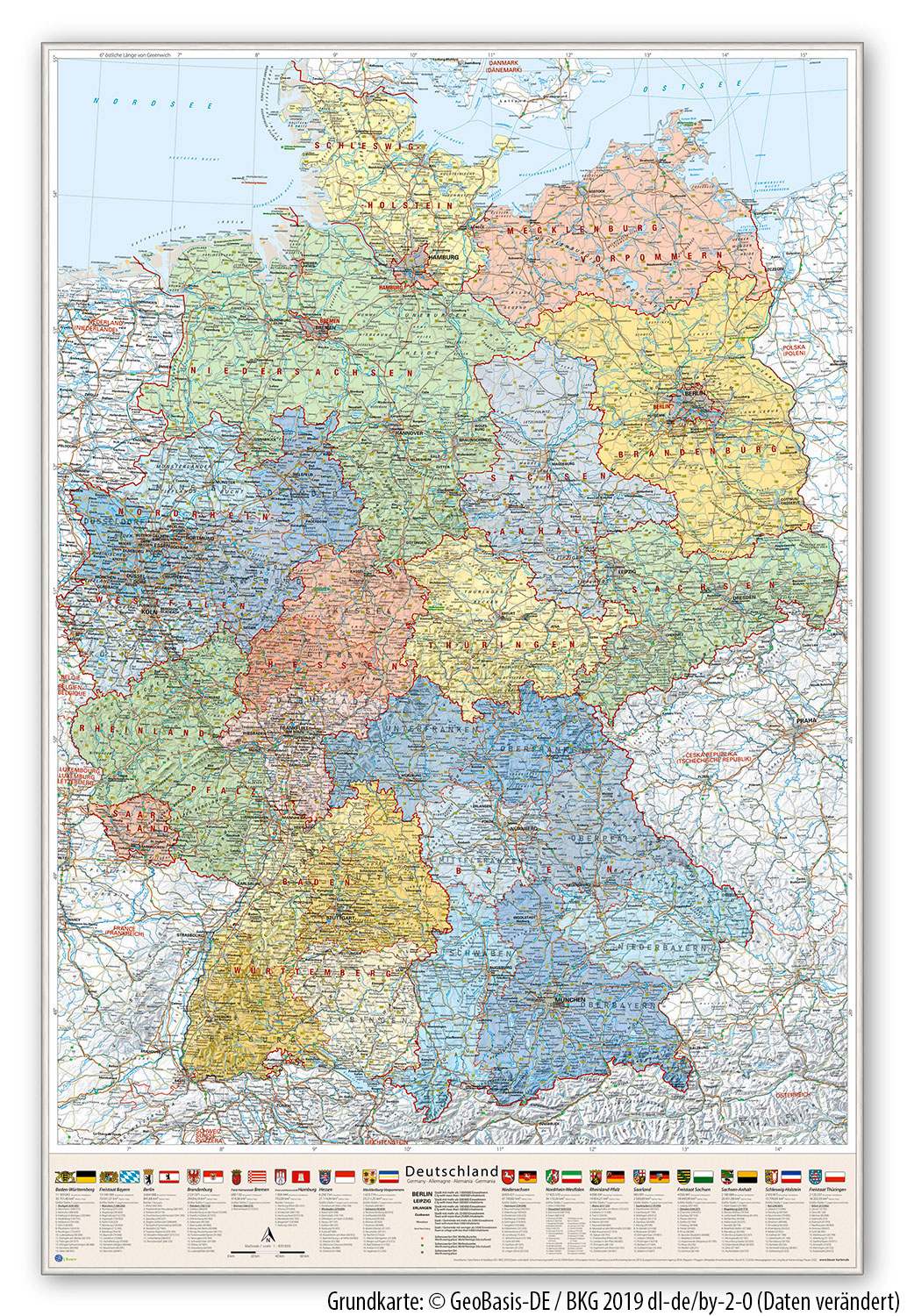 德国地图中文版全图,探索德国的地理奥秘,德国地图中文版全图,探索德国的地理奥秘之旅