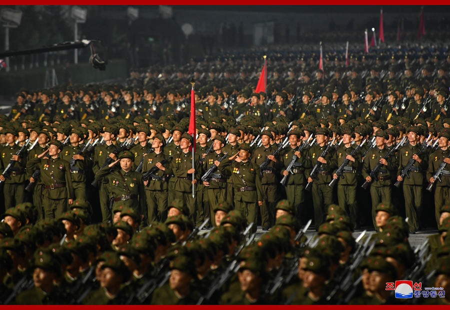 朝鲜建国73周年阅兵式,展现国家力量与荣耀,朝鲜庆祝建国73周年阅兵式,国家力量与荣耀的展现
